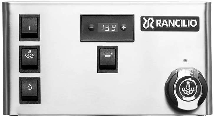 control panel stainless rancilio silvia pro x