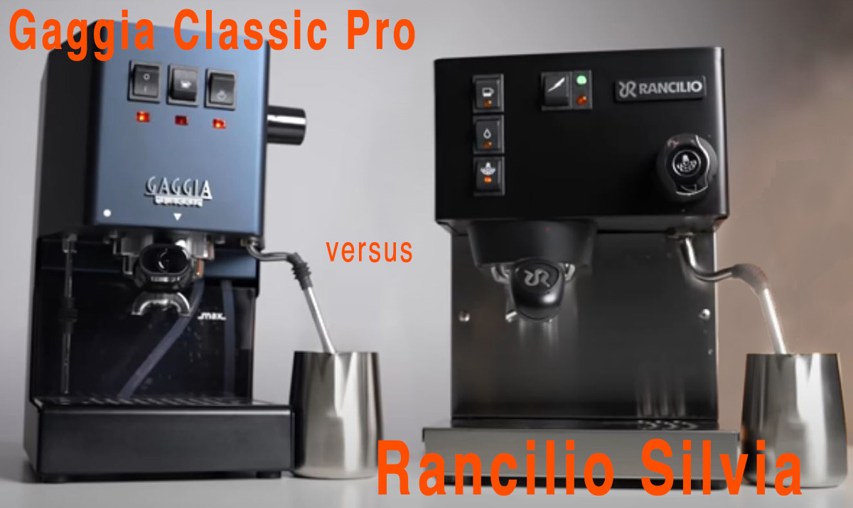 rancilio silvia vs gaggia classic pro